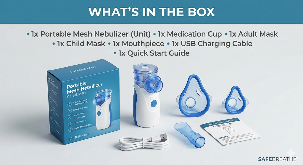Mesh Nebulizer For Kids & Adults