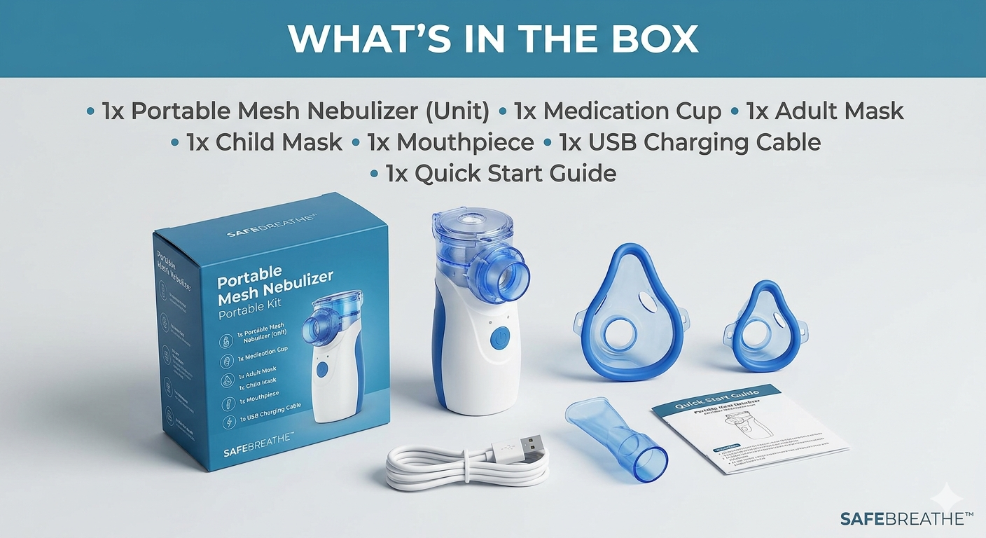 Mesh Nebulizer For Kids & Adults