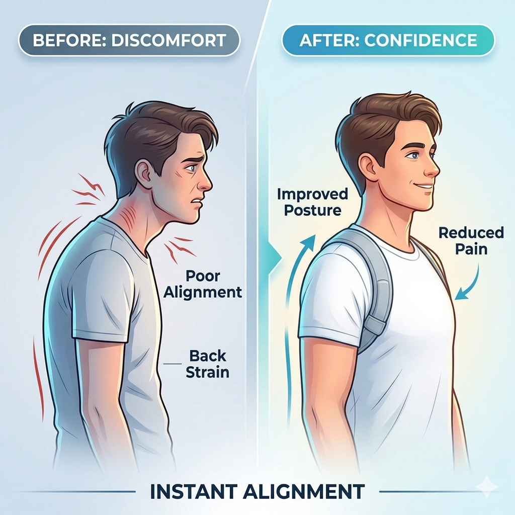Medical-Grade Posture Corrector Belt