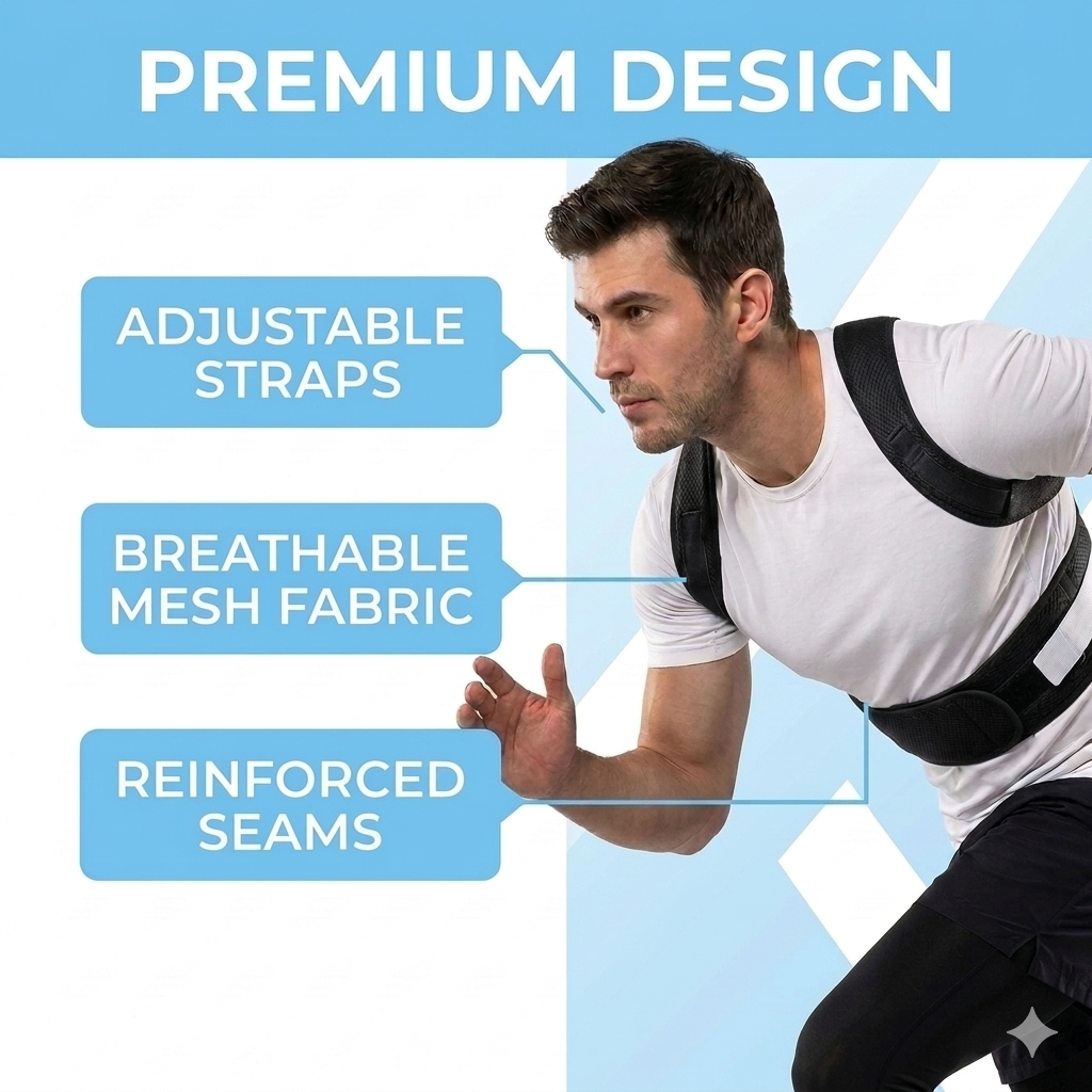 Medical-Grade Posture Corrector Belt